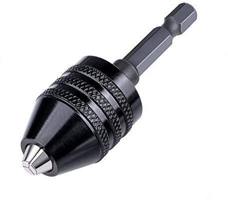 Schnellwechsel-Bohrfutter, Sechskantschaft, 0,3 - 6,5 mm