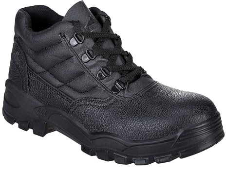 Portwest FW10 Comfort Slip Resistant Steelite Protector Boot S1P Black, 52