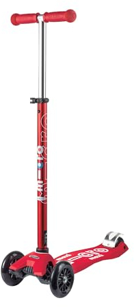 MICRO Maxi Deluxe Kinderscooter Kickboard ab 5 Jahren Variante red