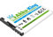Akku-King Akku kompatibel mit Nokia BL-4U - Li-Ion 1300mAh - für 3120 Classic, 500, 8800 Arte, Asha 206, 300, 308, 309, 6212 Classic, 6600 Slide