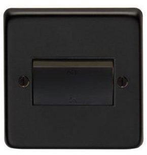 Fan Isolator Switch - Matt Black Finish