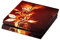Skins4u Aufkleber Premium Folie PS4 Skin kompatibel mit Sony Playstation 4 Flower of Fire [Video Game]