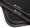 teileplus24 EF202 Fußmatten Gummimatten Exclusive-line Design kompatibel mit VW Golf 5 6 Scirocco 3 Variant Limo 2003-2017, Naht:Rot