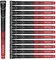 Geoleap ACE-C Golf Grips Set of 13- Cord Rubber, Hybrid Golf Club Grips, Standard/Mdisize, 10 Colors Optional. (Standard, Red)