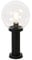 Qazqa sfera - Lampe sur pied extérieur - 1 lumière - Ø 25 cm - Noir - Moderne - éclairage extérieur