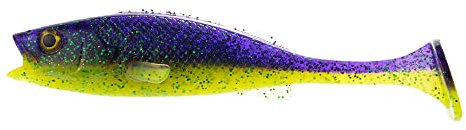 LMAB KØFI (KÖFI) Perch Shad 23 cm - 88g - Hechtköder Bigbait Farbe Purple Rave