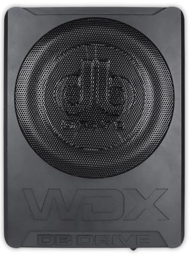 Db Drive Amplified 10 WDX-AS10 900 Watts MAX Subwoofer - Ideal for cars with little space