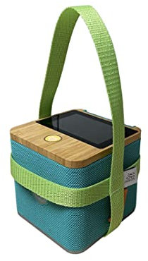 Zaunkoenigdesign Tigerbox Touch Tasche, Bumper, Gurtband mit Namensfeld in Hellgrün