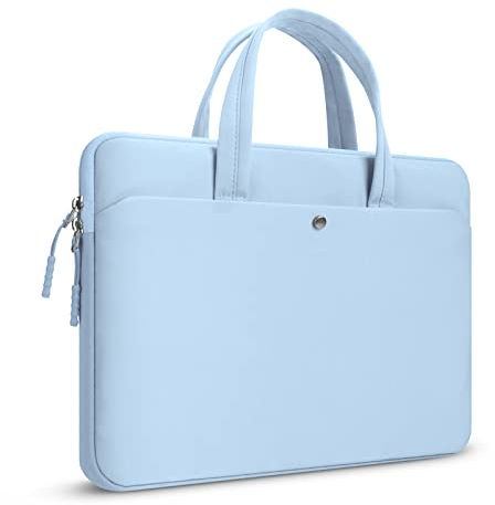MicaYoung Laptop Sleeve Case 15.6 inch Lightweight Waterproof Carrying Bag Compatible with 15 15.6 16 inch Acer Asus Dell HP Thinkpad Chromebook Computer Notebook, Blue
