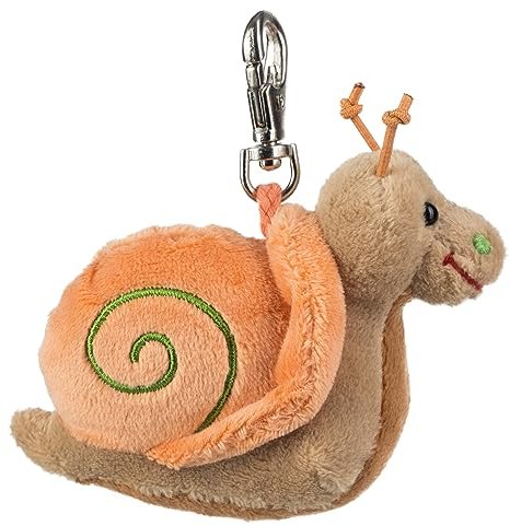 Schlüsselanhänger Plüsch Schnecke Adele, 8x9x5 cm