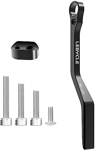 rockible Fahrradkettenfänger, Kettenführung, Kettenabweiser, Fahrradkettenhalter, Kettenfallstabilisator für Rennräder, Anti Kettenfall Zubehör, Schwarz