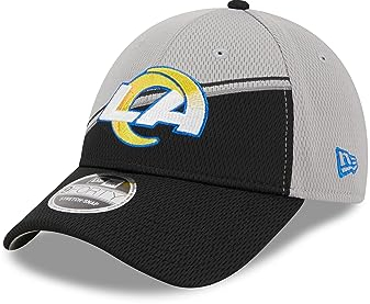 New Era Los Angeles Rams NFL 2023 Sideline Grey Black 9Forty Stretch Snapback Cap - One-Size