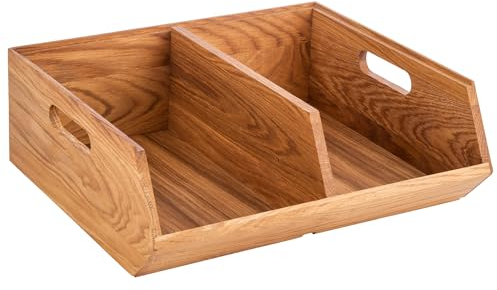 APS 11729 Buffet Box, 35 x 31 cm, H: 12,5 cm Eichenholz, geölt