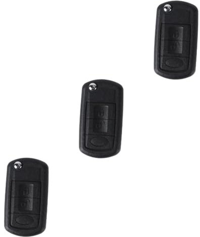 TENDYCOCO 3pcs Keyless Button Remote Key Fob Case for Easy Installation Replacement Shell for Select Vehicles No Reprogramming Required
