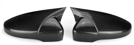 CORSER Außenspiegelkappen Für VW Für Scirocco 2009 2010 2011 2012 2013 2014-2018 (Auto Rückspiegel Abdeckung Aufkleber Flügel Kappe Außentür Fall Trim Rückspiegel Abdeckung (Color : Carbon)
