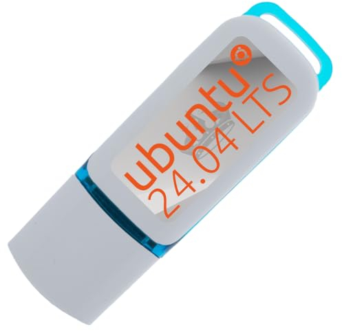 Ubuntu 24.04 LTS 64bit auf 16 GB USB-3.0-Stick