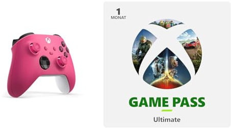 Xbox Deep Pink Controller + 1 Monate Game Pass Ultimate