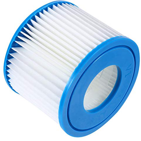 Milisten Filtre De Piscine pour Nettoyage Eau Type Pompe Bleu Ciel Élimine Cheveux