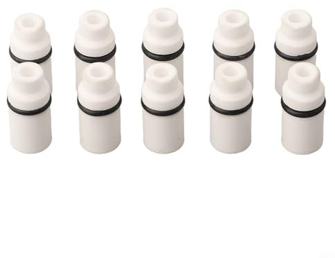Set di ugelli per sabbiatrice in terracotta, 10 pezzi in ceramica, strumento di ricambio per sabbiatrice a bassa pressione