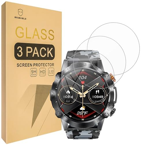 Schutzfolie für GLONHI K59 Pro/SIEMORL/LIGE/ESFOE ST19/LIGE K59/ST19 | Mr.Shield 3-Stück Schutzglas Schutzglasfolie 9H Härte, HD Klare Displayschutzfolie