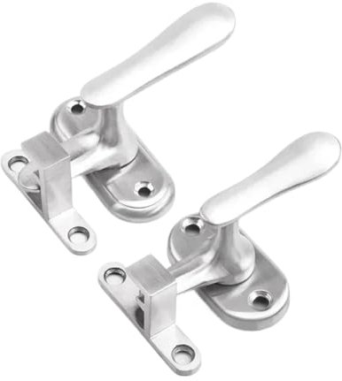 1 pz. Serratura a ghigliottina for porte e finestre in acciaio inossidabile, maniglia for finestra, accessori hardware(L)