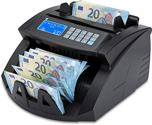 ZZap NC20i Contabanconote e Verificatore di Banconote False - Rilevamento di banconote false a 5 livelli e molto altro!
