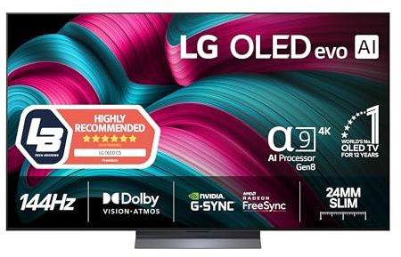 LG OLED77C51LA - TV 77 Pollici, Smart TV, DVB-T2, 4K, OLED, Classe energetica F