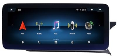 Pantalla de CarPlay CarPlay inalámbrico con Pantalla táctil Android 11 para Mercedes-para Benz Clase C W204(12.3'' 6+128GB)