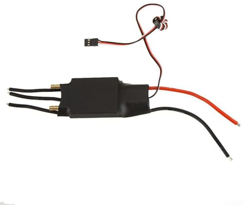 Brushless Elektronischer Geschwindigkeitsregler mit Wasserkühlung für RC Boot, 80A–200A Option, Metallgehäuse, Einfache Installation und Demontage, Geeignet für Fahrzeug(80A)