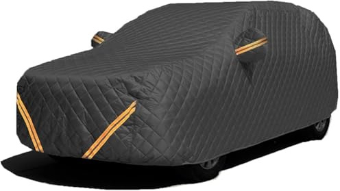 Bache Voiture SUV Exterieur Anti Grele Compatible avec Peugeot 5008 2024-2026, Epaisse Bache Protection Grêle pour Voiture Housse Garage Complète Coupe-Vent