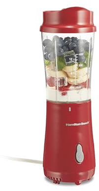 Hamilton Beach Personal Single Serve Blender with Travel Lid, Red (51101R)