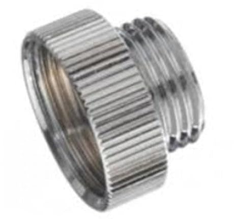 Shower Hose Reducer Chrome Plated Metal Adapter 3/4 FL To 1/2 ML