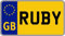 Ellis Graphix Personalised Self-Adhesive 90 x 50 mm Childrens Kids Number Plate Sticker to fit Cozy Coupe