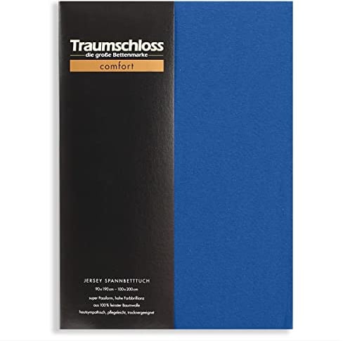 Traumschloss Spannbetttuch »Comfort« 100% Baumwolle | Edel-Jersey | bügelfrei | royal | 90-100x200cm
