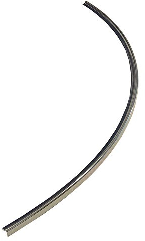 Aluminium Schwallschutzleiste (gebogen) 80 cm