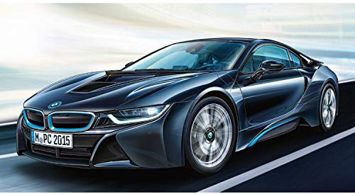 Revell Modellbausatz Auto 1:24 - BMW i8 im Maßstab 1:24, Level 4, originalgetreue Nachbildung mit vielen Details, 07008