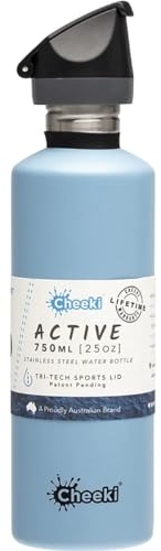 Cheeki Unisex Wasserflasche, Surf, 750 ml