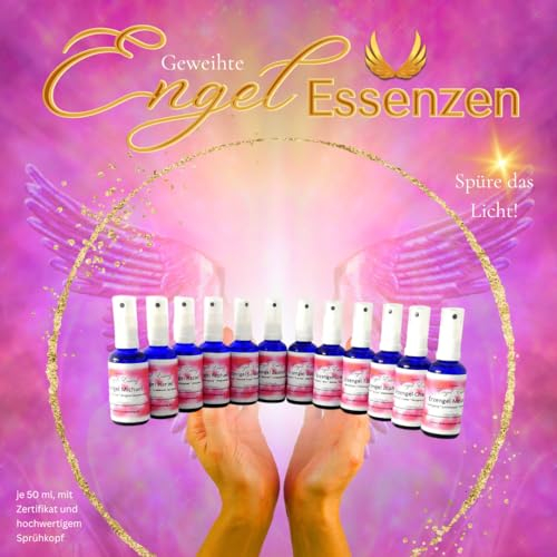 MLV Juego de oferta: 12 esencias de ángeles arcángel aura esencia de 50 ml cada uno.