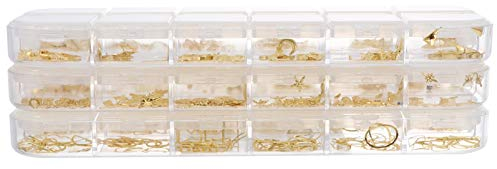 EXCEART Füllmaterial DIY Epoxidharz Handwerk Legierung Mond Stern Ozean Themenorientierte Harz Füllstoff Epoxy Resin Harzform Zubehör für DIY Epoxidharz Schmuck Anhänger Nagelkunst 3 Box