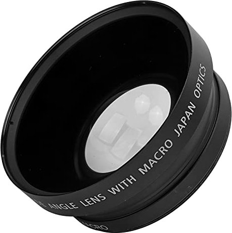 Zunate Objectif Grand Angle 72 Mm, Objectif Macro Grand Angle 72 Mm 0,43X, pour Tous Les Objectifs D'appareil Photo avec Ouverture de Filtre 72 Mm, avec Sac de Rangement