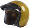 Vintage Damen Motorradhelm Mit Offenem Gesicht, Retro 3/4 Halbschale Jethelm Motorrad, DOT/ECE Zugelassen Erwachsene Herren Straße Glänzend Moped Scooter Vespa Motorrad Sommerhelm,Gold,XXL