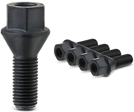Frankberg Lot de 5 boulons de roue compatibles avec les modèles 1 E81 E87 3 E21 E30 E36 E46 E90 5 E12 E28 E34 E60 E61 6 E24 E64 1975-2017 610-574