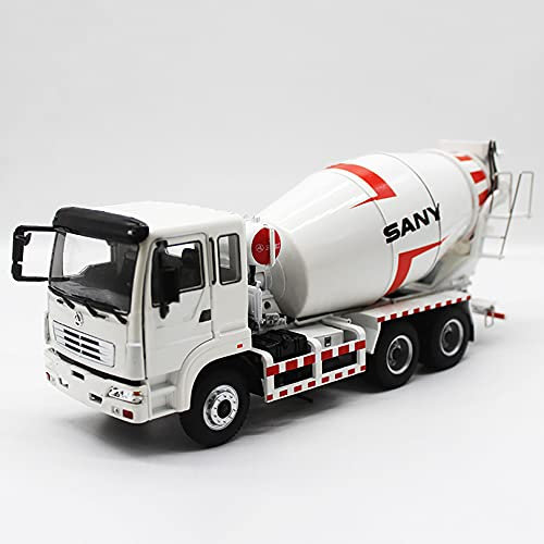 WangXLDD Druckgussfahrzeuge 1:35 Simulation Legierungsdruckgussmodell Betonmischer-LKW Zement-LKW Technik-LKW-Modell