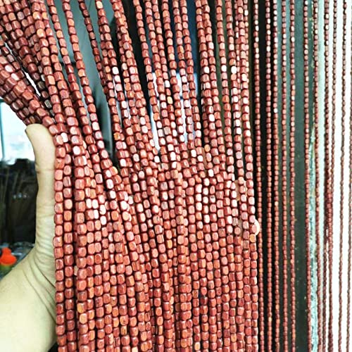 Hölzern Perlenvorhang Hängender Dauerhaft Türvorhang Teilervorhang,Schrank Bildschirm Panel,Türvorhänge Panel Fenster-Vorhang,Für Terrassentür Balkontür,Größenanpassung (80 strands (80x240cm))