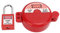 Verrouillage de la vanne d'arrêt, verrouillage anti-âge chromé, verrouillage de valve Tagout, résistant à la chaleur avec serrure en façade pour robinet à gaz et eau