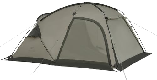 Naturehike Tunnelzelt Wasserdichtes Zelt 2 Personen mit Markise Familienzelt Camping Zelt aus einem Schlafzimmer und einem Wohnzimmer für Camping, Autofahrt, Outdoor