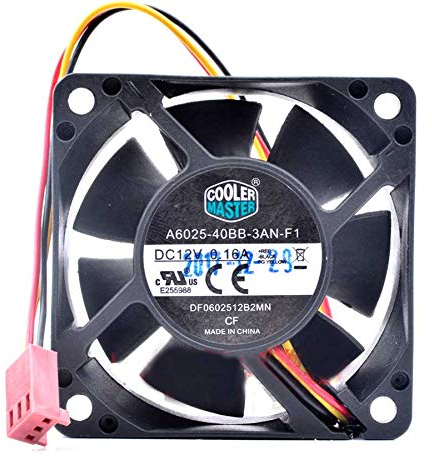 cooling fan DF0602512B2MN 6cm 6025,Server Cooler Fan DF0602512B2MN 12V 0.16A,speed monitoring computer chassis CPU cooling fan for 60x60x25mm