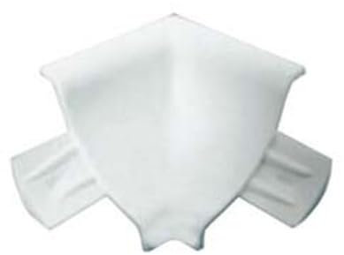 25PZ RACCORDO INTERNO PER PROFILO RACCORDO IGIENICO RIGIDO - bianco