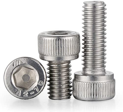 10stk M8-1.0×20mm Metrisches Feingewinde 304 Edelstahl Sockel Head Cap Schrauben