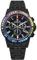 LOUIS XVI Majesté Iced Out 1129 - Ø 43 mm - Herren Uhr - Wasserdicht - Mit Saphirglas - Armband Schwarz - Zifferblatt Schwarz - Schweizer Quarzwerk